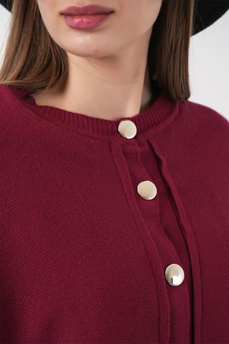 Gerippter Texturierter Langarm-Button-Up-Cardigan - Image 6