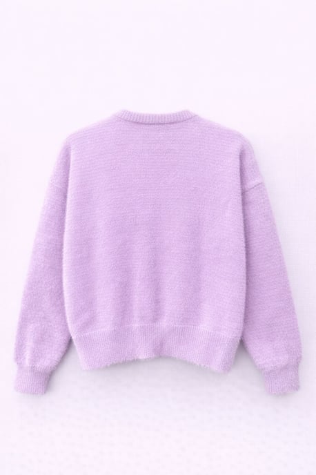 Übergroßer Jacquard-Button-Cardigan - Image 3