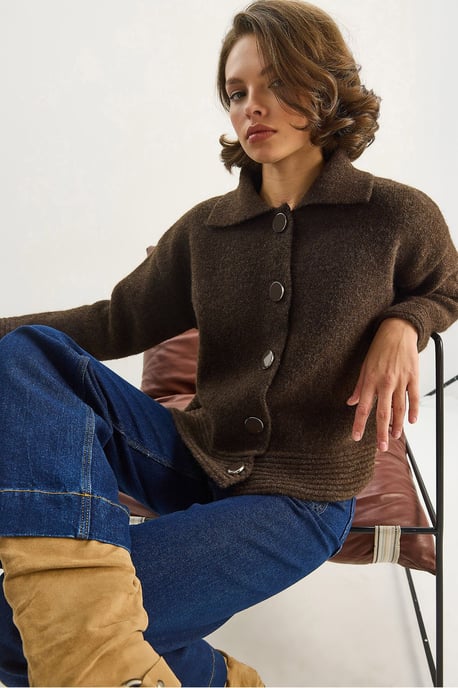 Strickjacke mit Knopfverschluss - Image 2