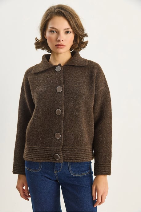 Strickjacke mit Knopfverschluss - Image 3