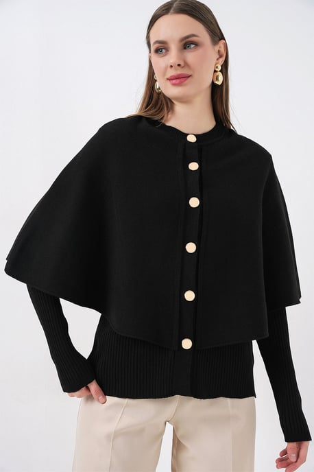 Rippstrukturierter Langarm-Button-Up-Cardigan - Image 4