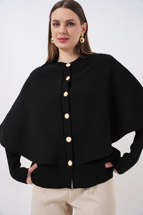 Rippstrukturierter Langarm-Button-Up-Cardigan - Image 5