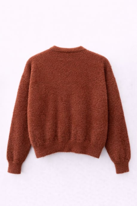 Übergroßer Jacquard-Button-Cardigan - Image 3