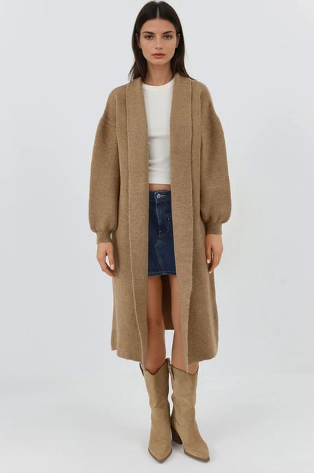 Langer Strickwaren-Cardigan - Image 5