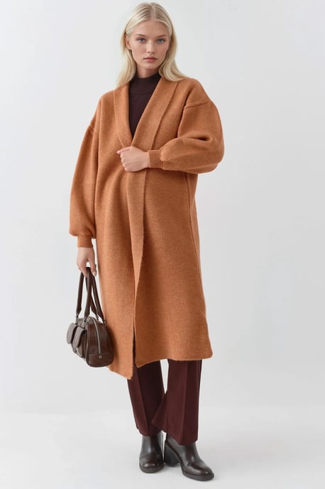 Langer Strickjacke Cardigan - Image 1