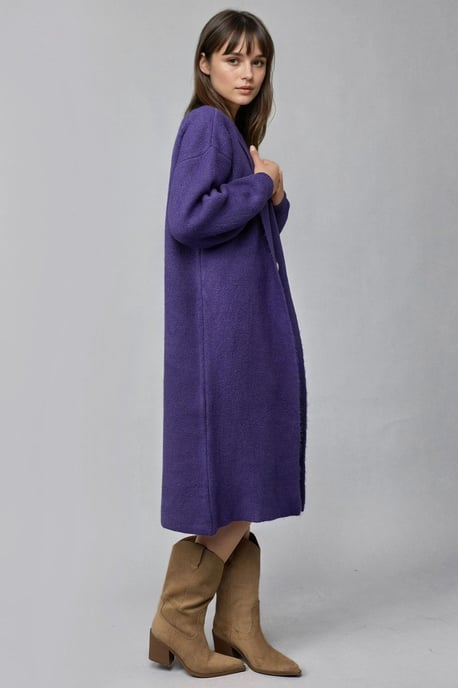 Langer Strickwaren-Cardigan - Image 2