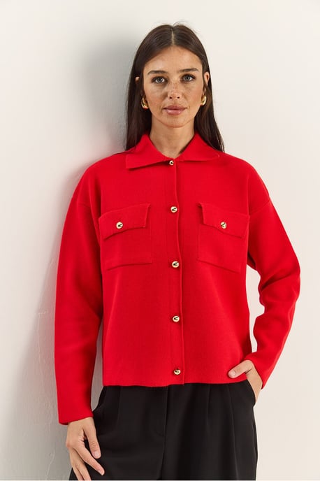 Polo-Kragen-Cardigan - Image 3