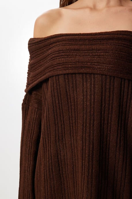 Off-Shoulder Rippstrick-Set aus zwei Teilen - Image 4