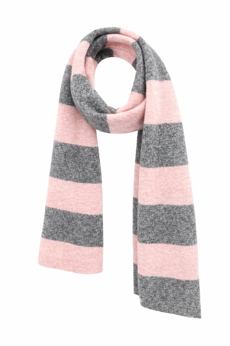 Gestreifter V-Ausschnitt Knopf-Front Strickcardigan - Image 4