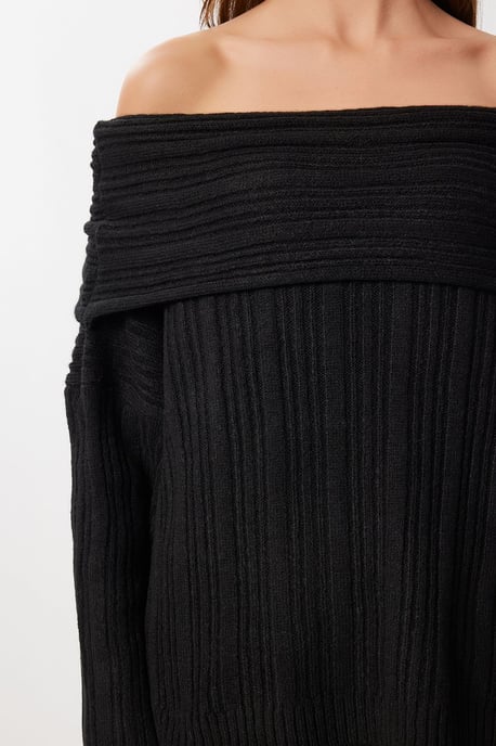 Off-Shoulder Rippstrick Zweiteiler - Image 5