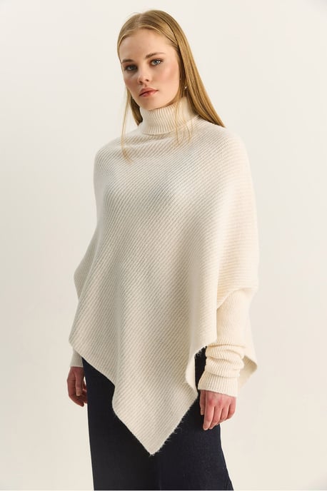 Oversized Rollkragen-Rippstrickpullover - Image 2