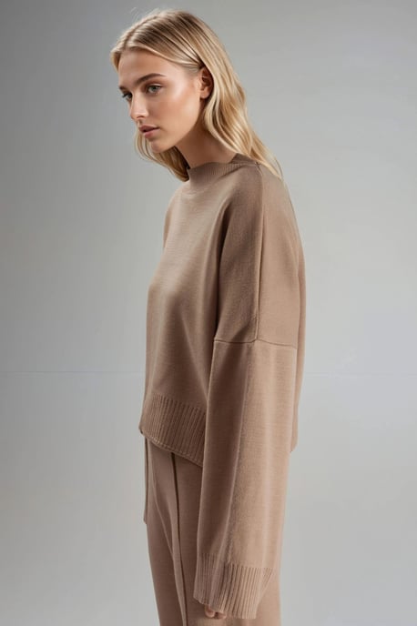 Lässig geschnittenes Strickpullover - Image 4