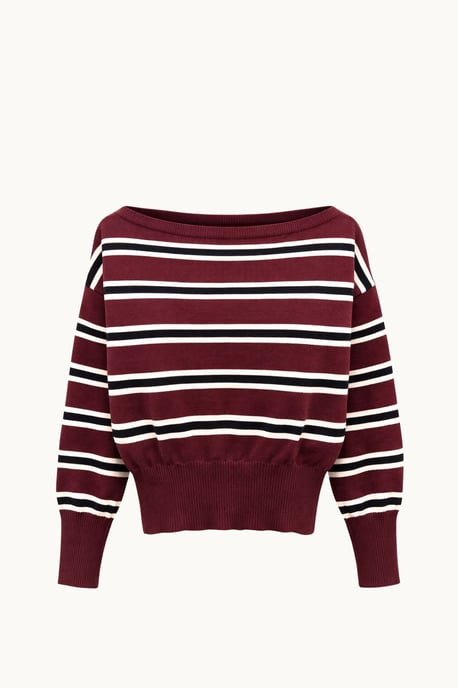 Rippenshirt mit Bootsausschnitt - Image 5