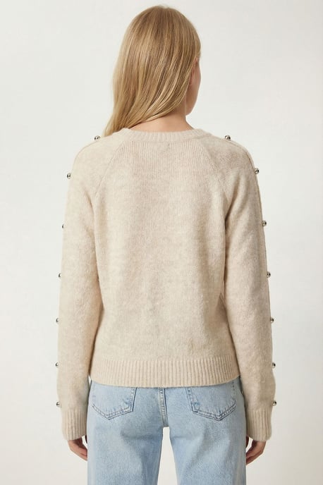 Pullover mit Rundhalsausschnitt und Cut-Outs - Image 6