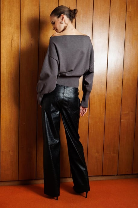 Rippenshirt mit Bootsausschnitt - Image 6