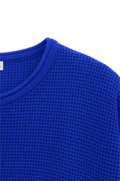 Bootsausschnitt Entspanntes Fit Sweater - Image 2