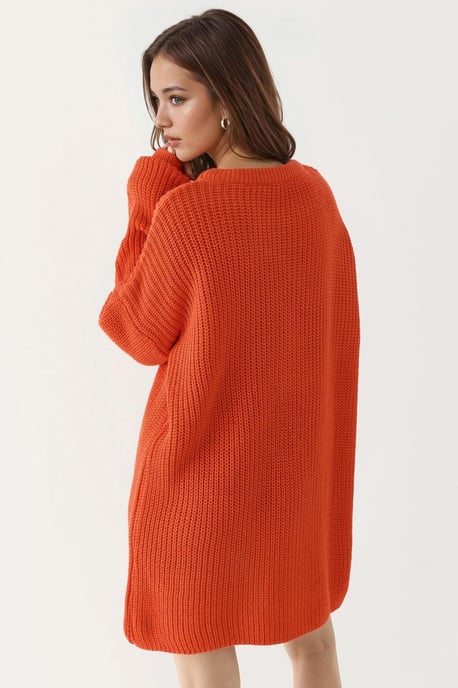 Übergrößen Lang Fit Strickpullover - Image 2