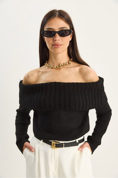Strickpullover mit Madonna-Kragen - Image 4