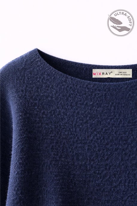 Oversized Bootneck Rippstrickpullover - Image 3