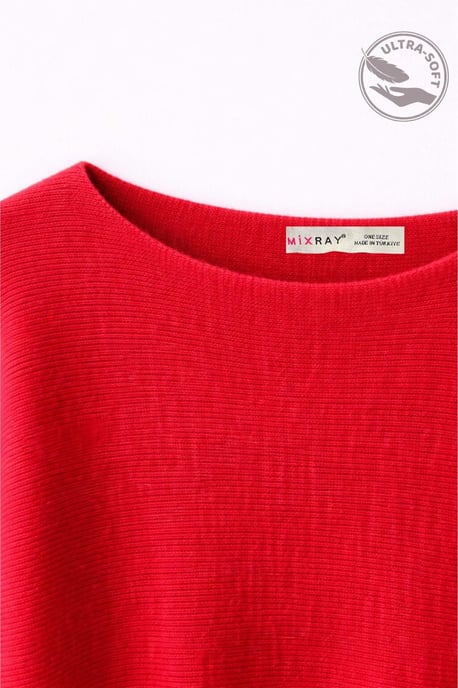 Oversized Bootneck Rippstrickpullover - Image 3