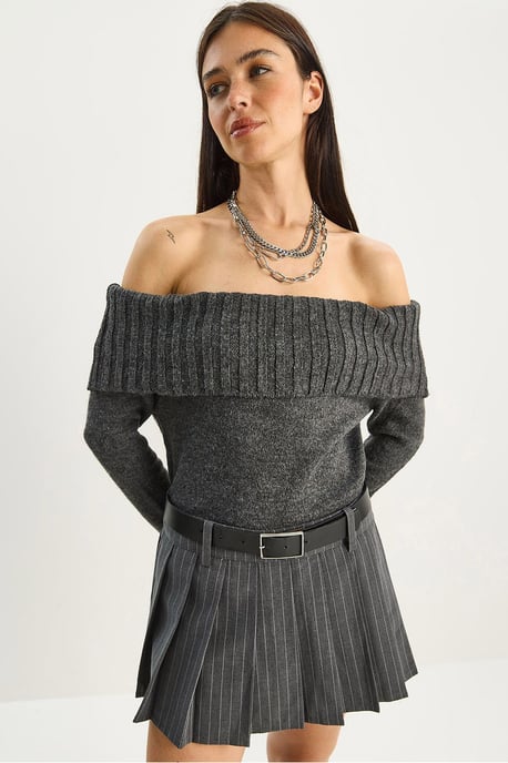 Strickpullover mit Madonna-Kragen - Image 1