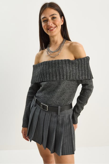 Strickpullover mit Madonna-Kragen - Image 3