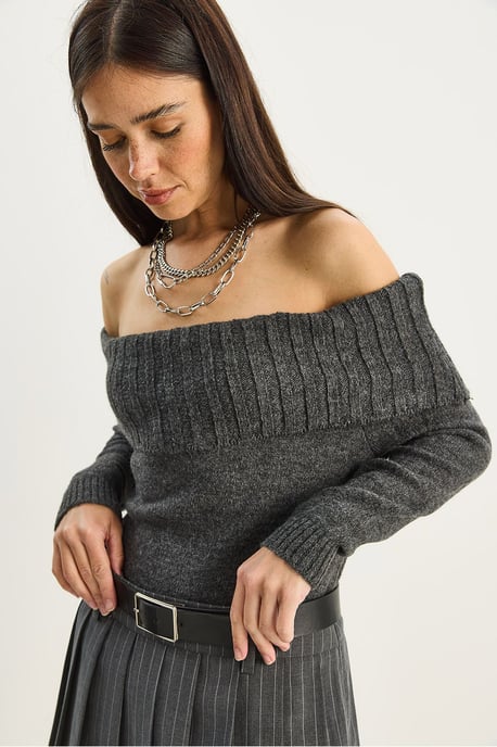 Strickpullover mit Madonna-Kragen - Image 4