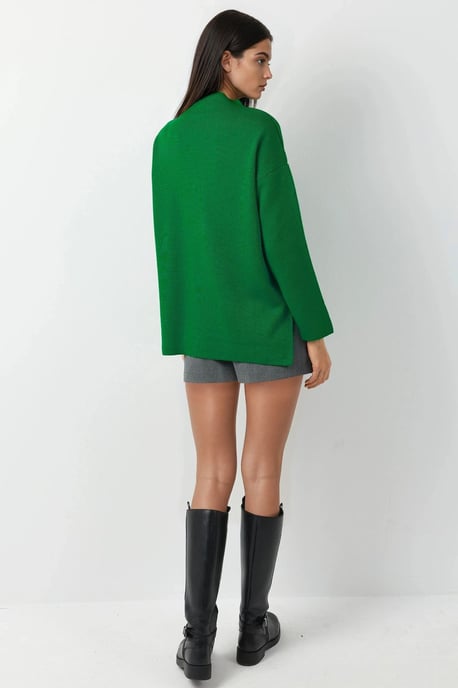 Knopfdetaillierter Strickpullover - Image 3