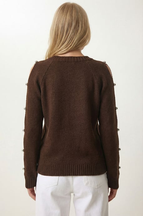 Crew-Neck-Ausschnitt Strickpullover - Image 6