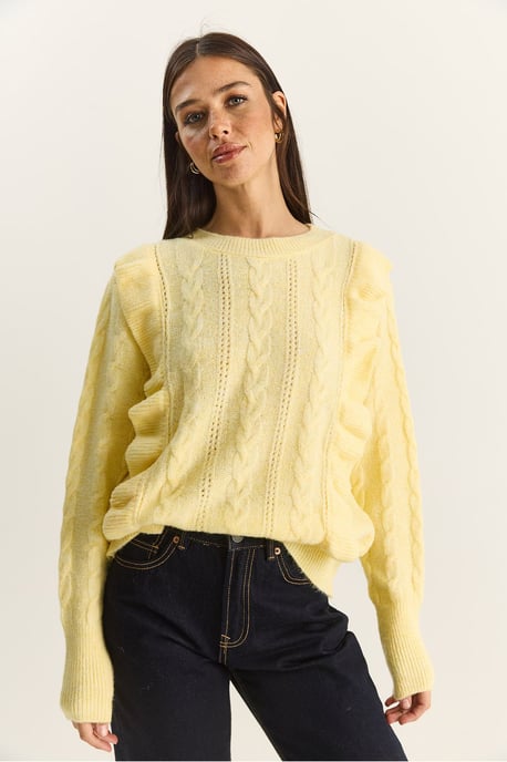 Texturierter Rundhals-Pullover - Image 2