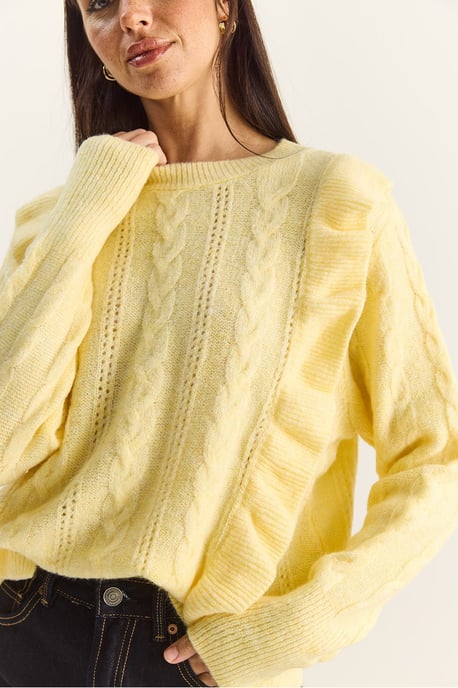 Texturierter Rundhals-Pullover - Image 5