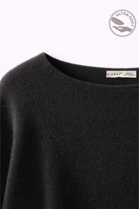 Oversized Bootneck Rippstrickpullover - Image 3