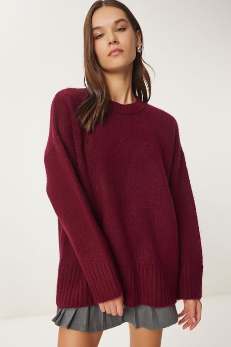 Oversized Basic Sweatshirt mit Rundhalsausschnitt - Image 4
