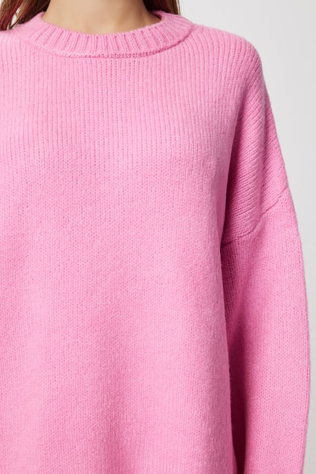 Oversized Basic Sweatshirt mit Rundhalsausschnitt - Image 5