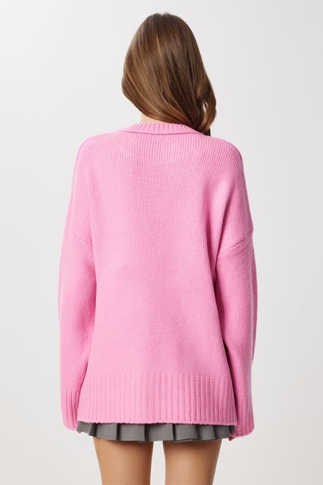 Oversized Basic Sweatshirt mit Rundhalsausschnitt - Image 6