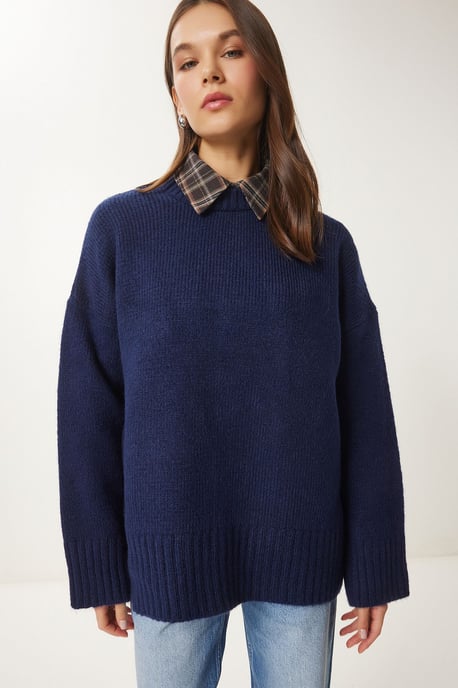 Oversized Basic Sweatshirt mit Rundhalsausschnitt - Image 4