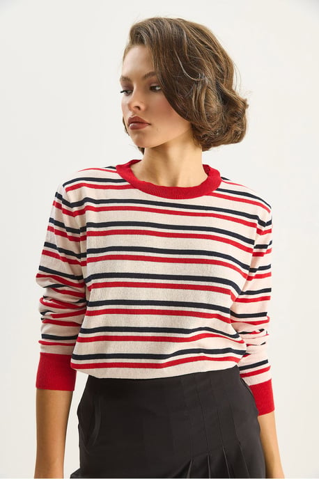 Strickpullover mit Rundhalsausschnitt - Image 2