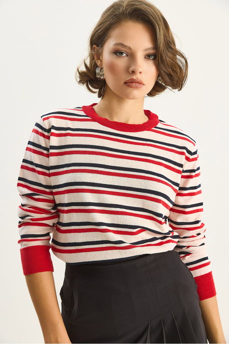 Strickpullover mit Rundhalsausschnitt - Image 3