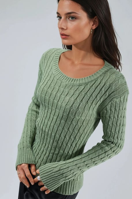 Bootsnacken-Kabelstrickpullover - Image 4