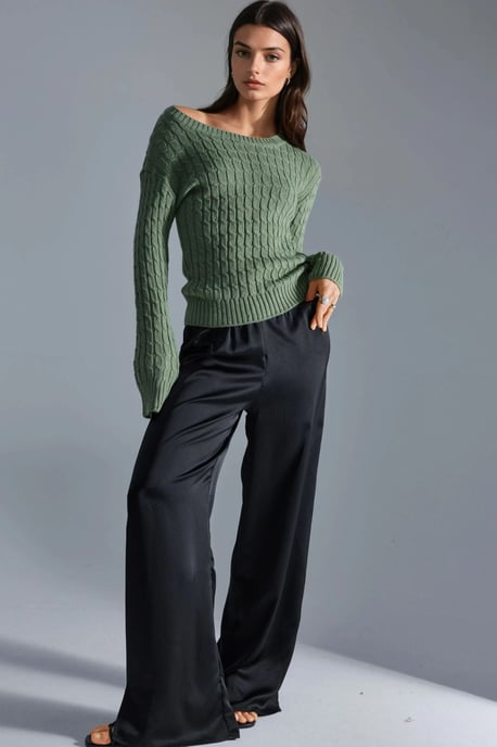 Bootsnacken-Kabelstrickpullover - Image 5