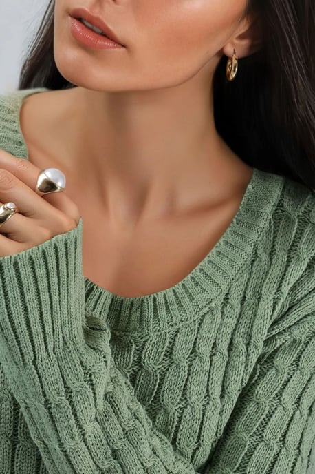 Bootsnacken-Kabelstrickpullover - Image 6
