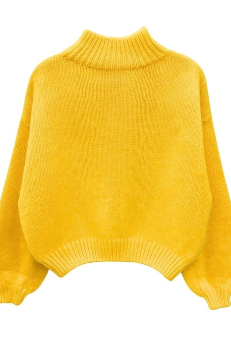 Lässiger Schnitt Rundhals Dickstrickpullover - Image 5