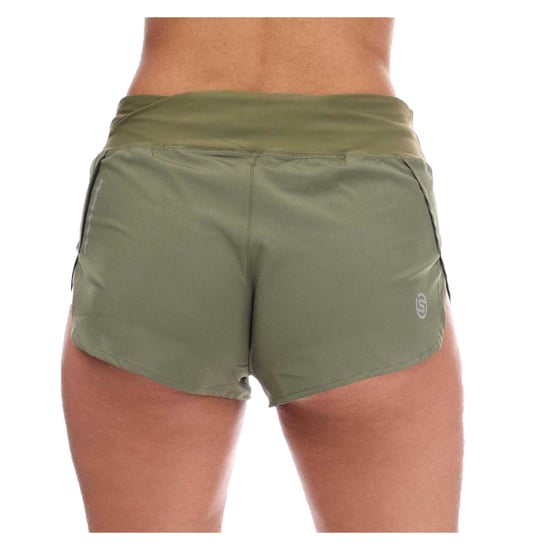 Skins - "Series-3" Laufshorts für Damen (Khaki) - Image 2