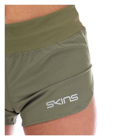 Skins - "Series-3" Laufshorts für Damen (Khaki) - Image 3