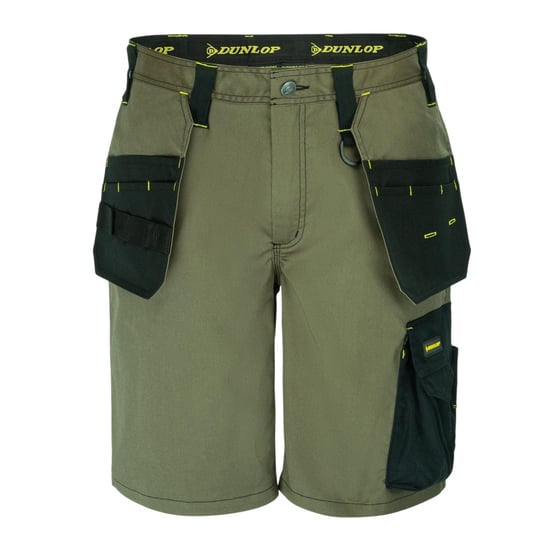 Dunlop - "On Site" Arbeitshose Shorts für Herren (Khaki) - Image 1