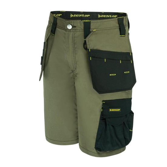 Dunlop - "On Site" Arbeitshose Shorts für Herren (Khaki) - Image 3