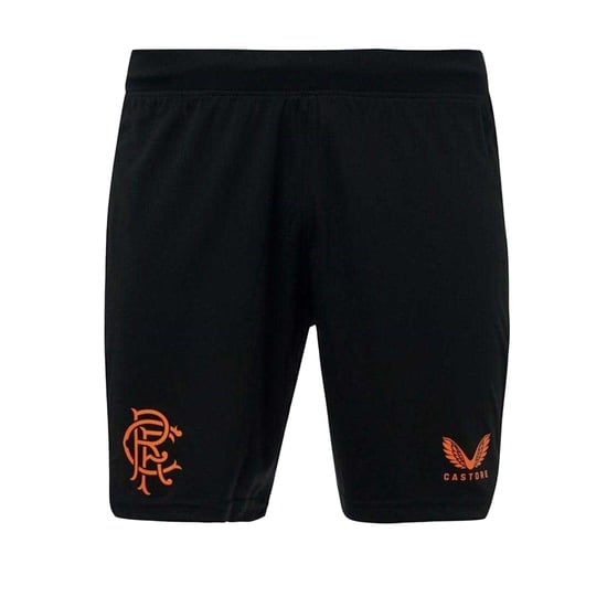 Castore - Shorts für Herren , Athletisch (Schwarz/Orange bedruckt) - Image 1