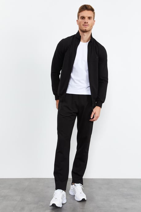 Herren Sweatshirt mit Reißverschluss und Hose Set - Image 3