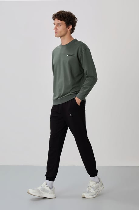 Herren Oversized Sweatshirt- und Jogginghosen-Set - Image 1