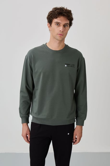 Herren Oversized Sweatshirt- und Jogginghosen-Set - Image 2